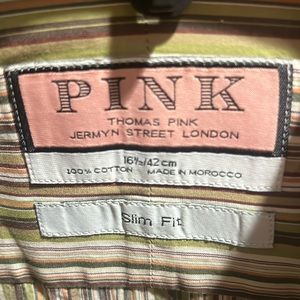 Thomas Pink shirt men 16.5/42 cm slim fit